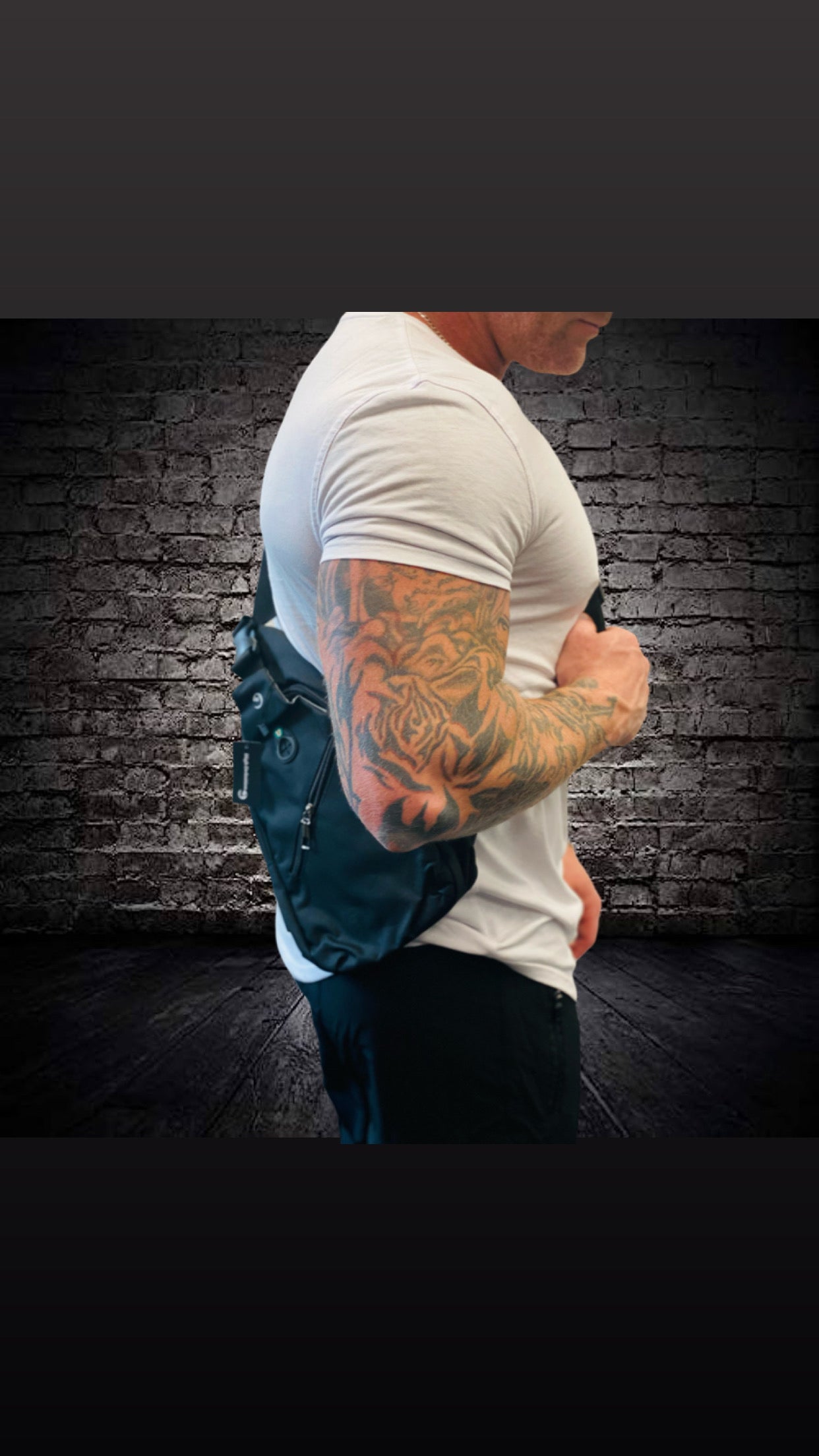 HD Crossbody Bag with USB Charger Port