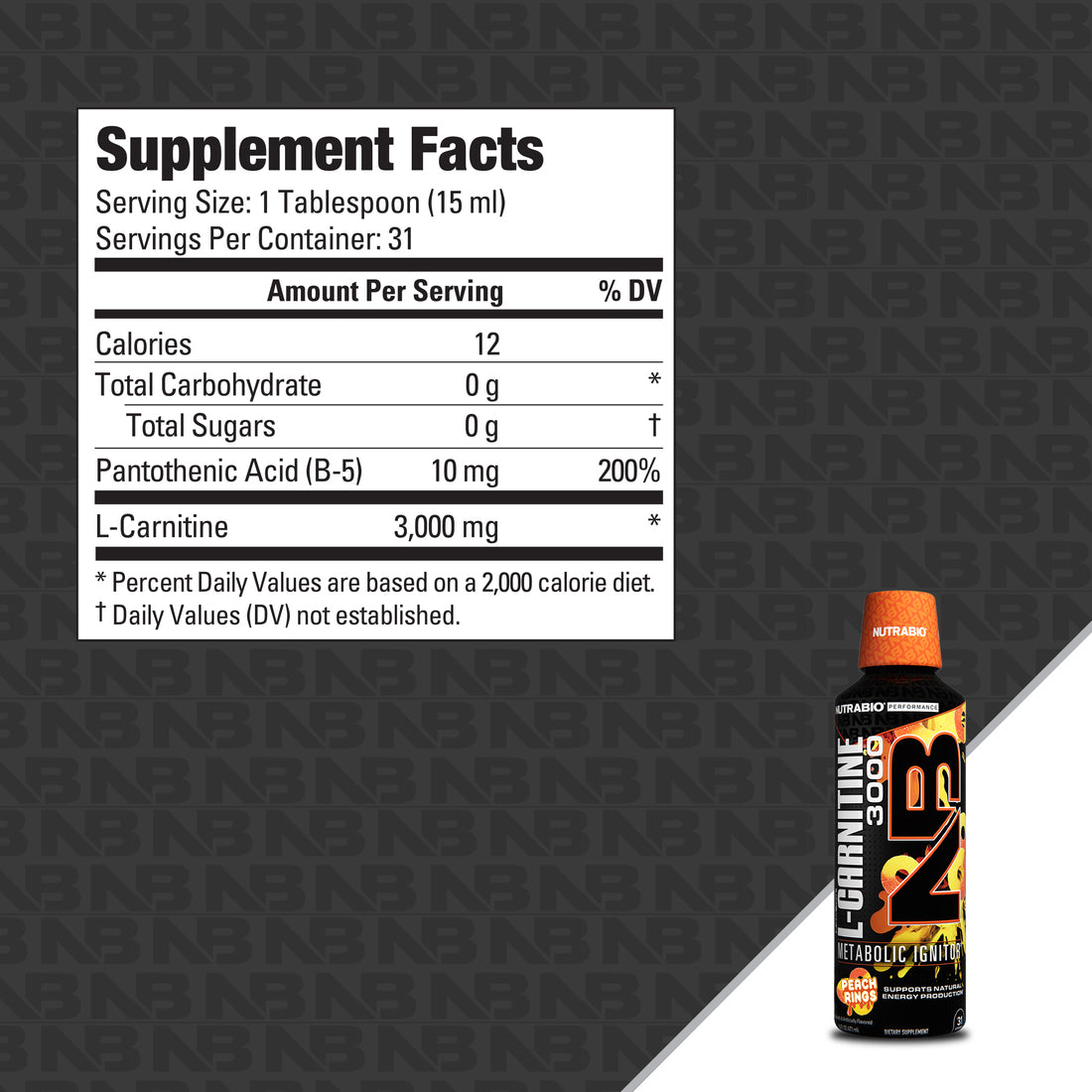 nutrabio l-carnitine liquid shots L-carnitina 3000 Mg De Ma Verde Chocolate NutraBio Lean Shots - L-Carnitine