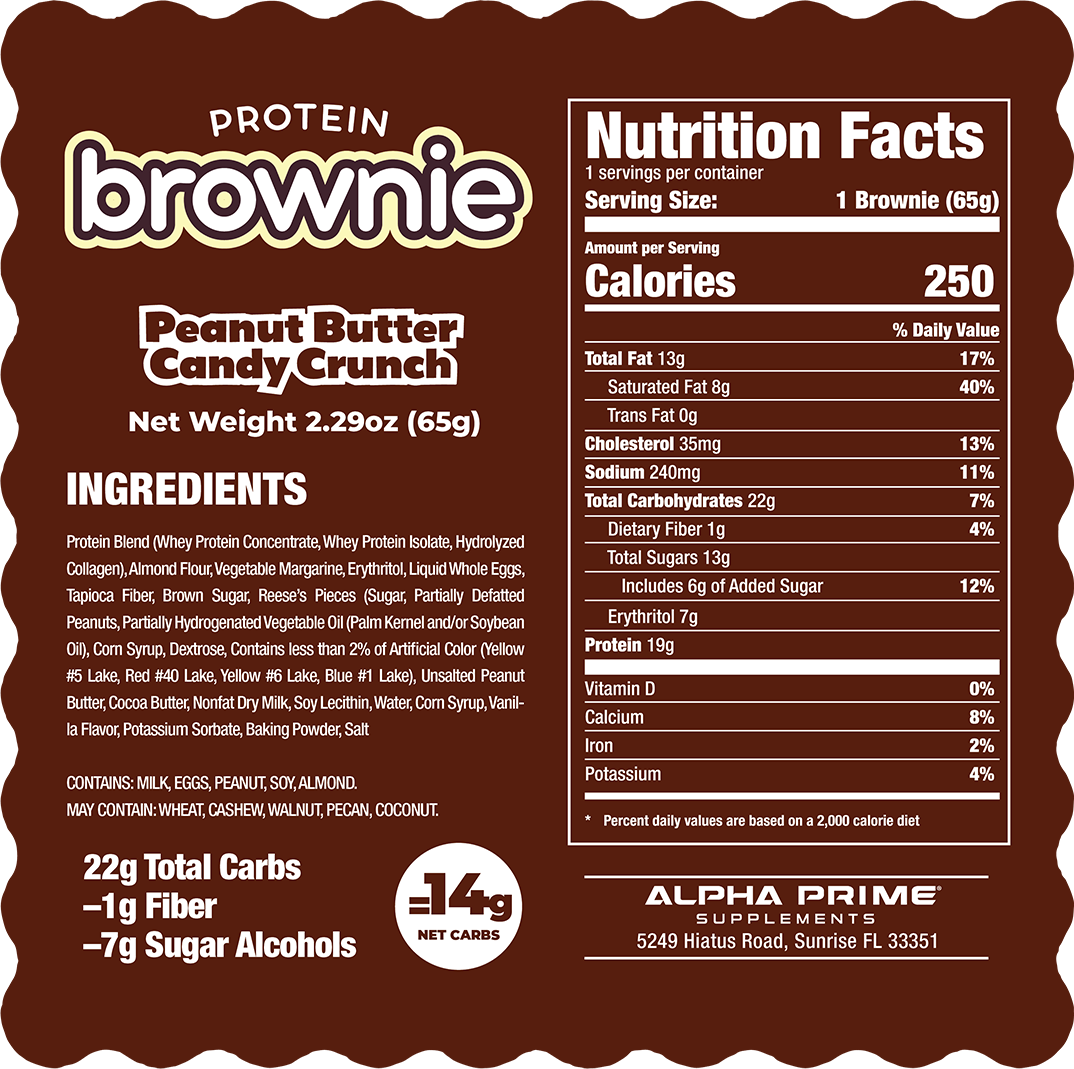 Alpha Prime Bites Protein Brownies - Singles