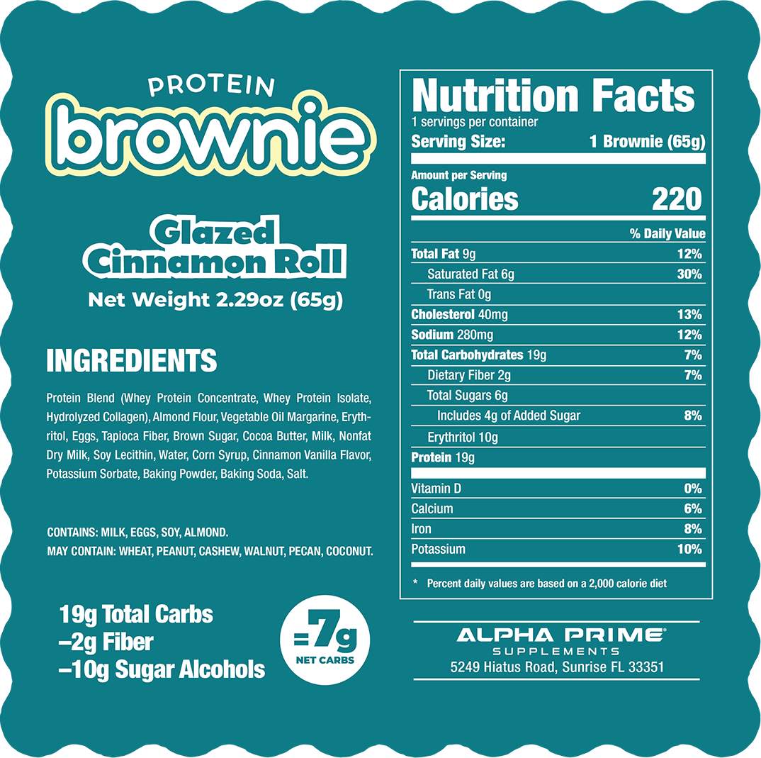 Alpha Prime Bites Protein Brownies - Singles