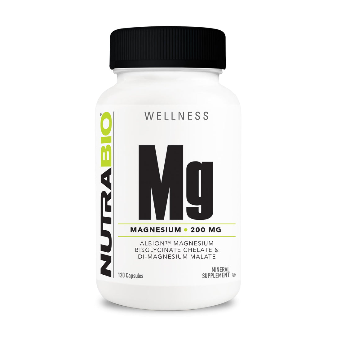 NutraBio Magnesium Complex (200 mg)
