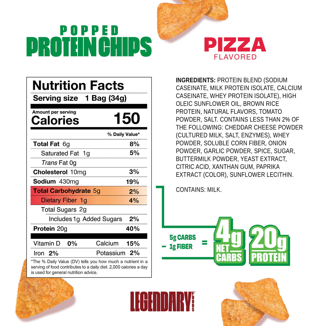 Legendary Foods Protein Chips (Single Bag)