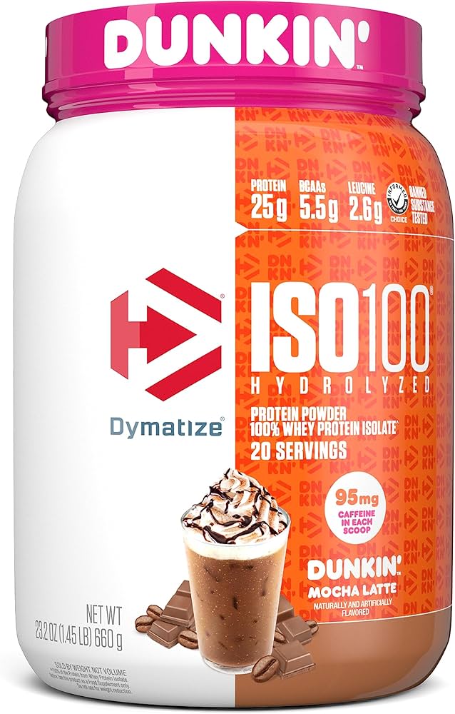 Dymatize ISO100 Hydrolyzed 100% Whey Protein Isolate - 20 Servings