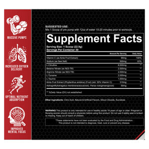 Like A Pro Supps Outsized Non Stim Pump V4