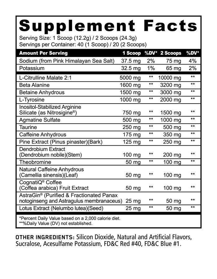 Panda PANDAMIC - Limited Edition Pre Workout (Grape Bubble Gum Flavor)