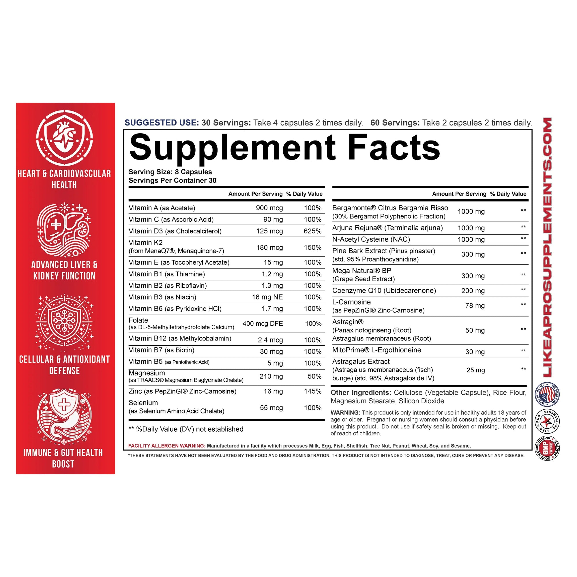 Like A Pro Supps Complete Health V3