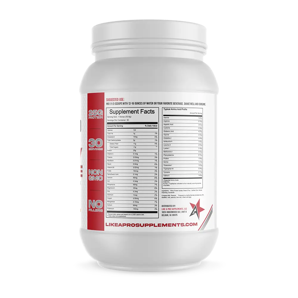 Like A Pro Supps Whey Protein Isolate