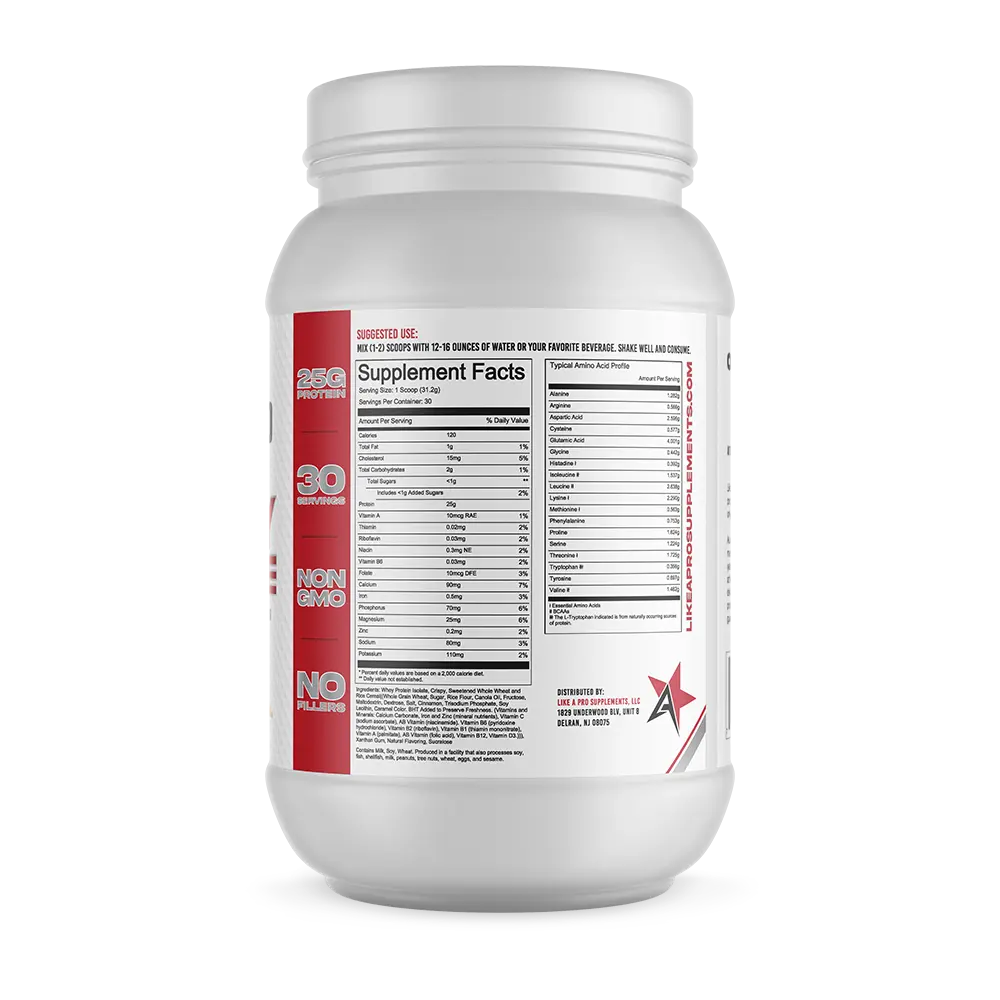 Like A Pro Supps Whey Protein Isolate