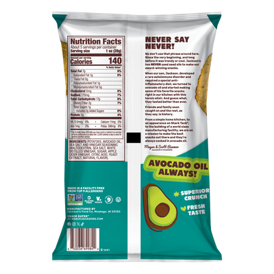 Chips de patate douce Jackson