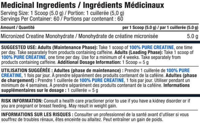 Proline Nutrition 100% Pure Creatine Monohydrate