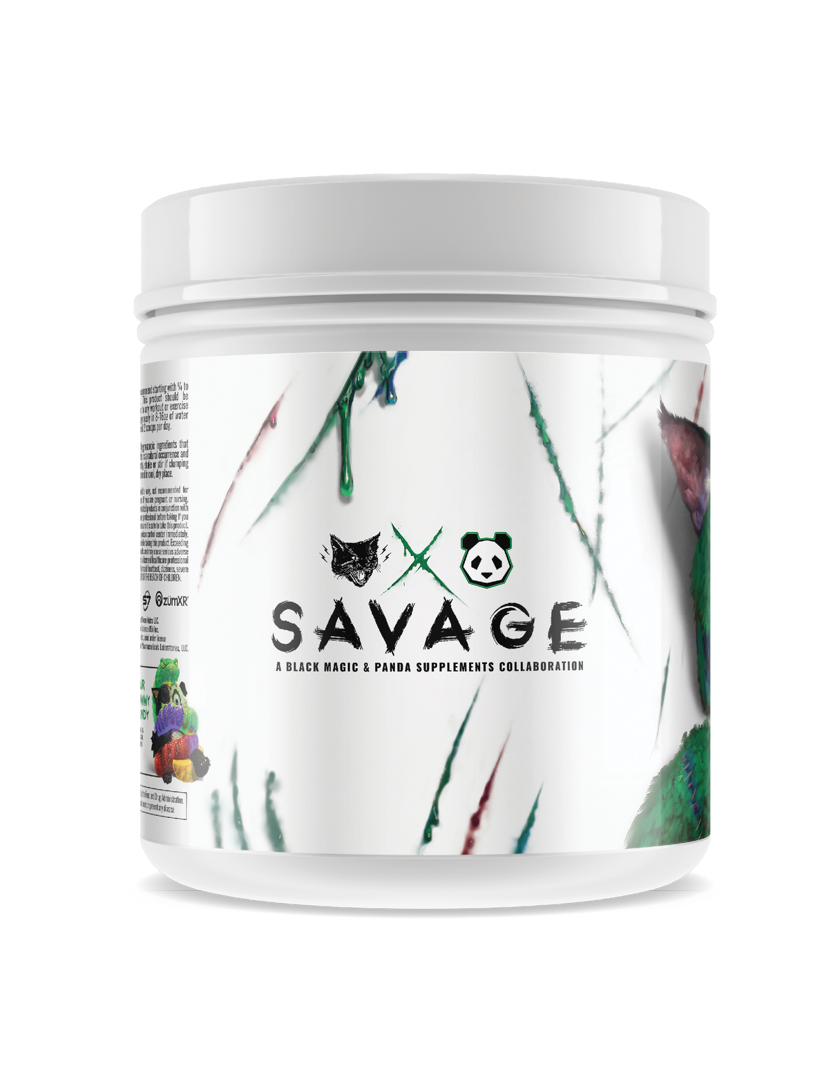 PANDA vs Black Magic - SAVAGE Pre Workout (Sour Gummy Candy)