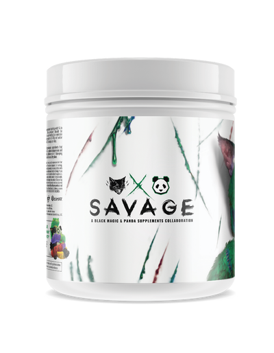 PANDA vs Black Magic - SAVAGE Pre Workout (Sour Gummy Candy)