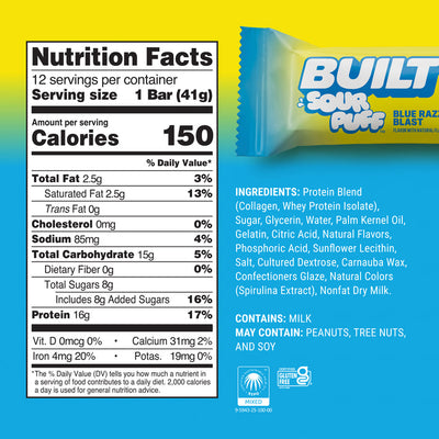 Sour Puff Bar intégré