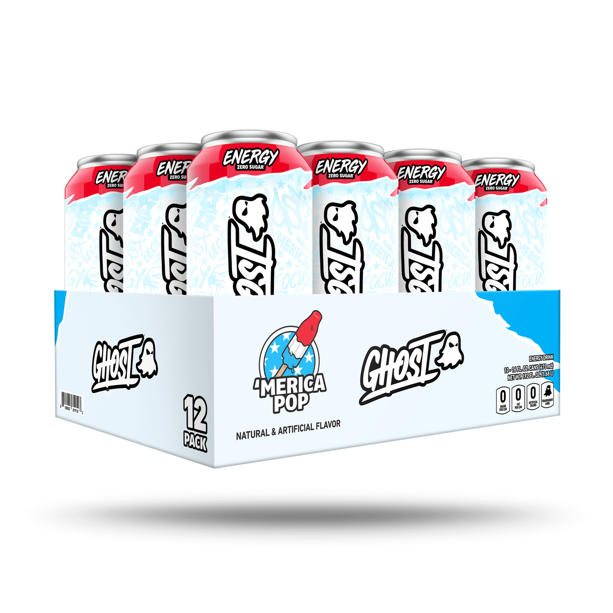 Boisson énergisante GHOST (Caisse - États-Unis)