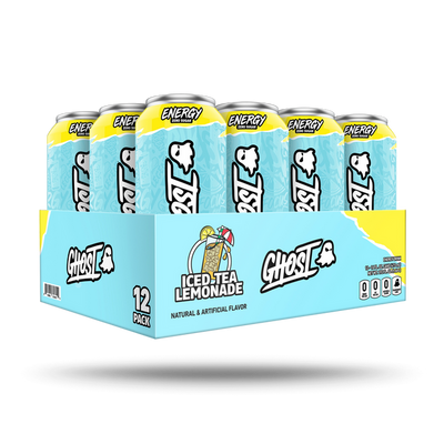 GHOST® Energy Drink | Case of 12 (US) | Zero Sugar | Natural Caffeine