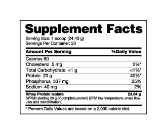 NutraBio Clear Whey Protein Isolate