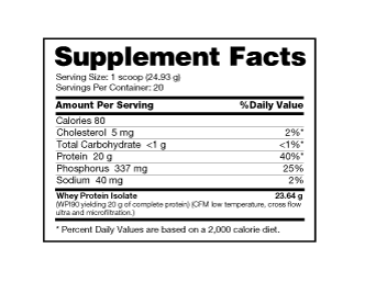 NutraBio Clear Whey Protein Isolate