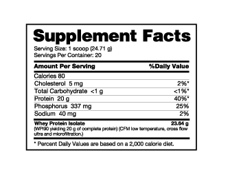 NutraBio Clear Whey Protein Isolate