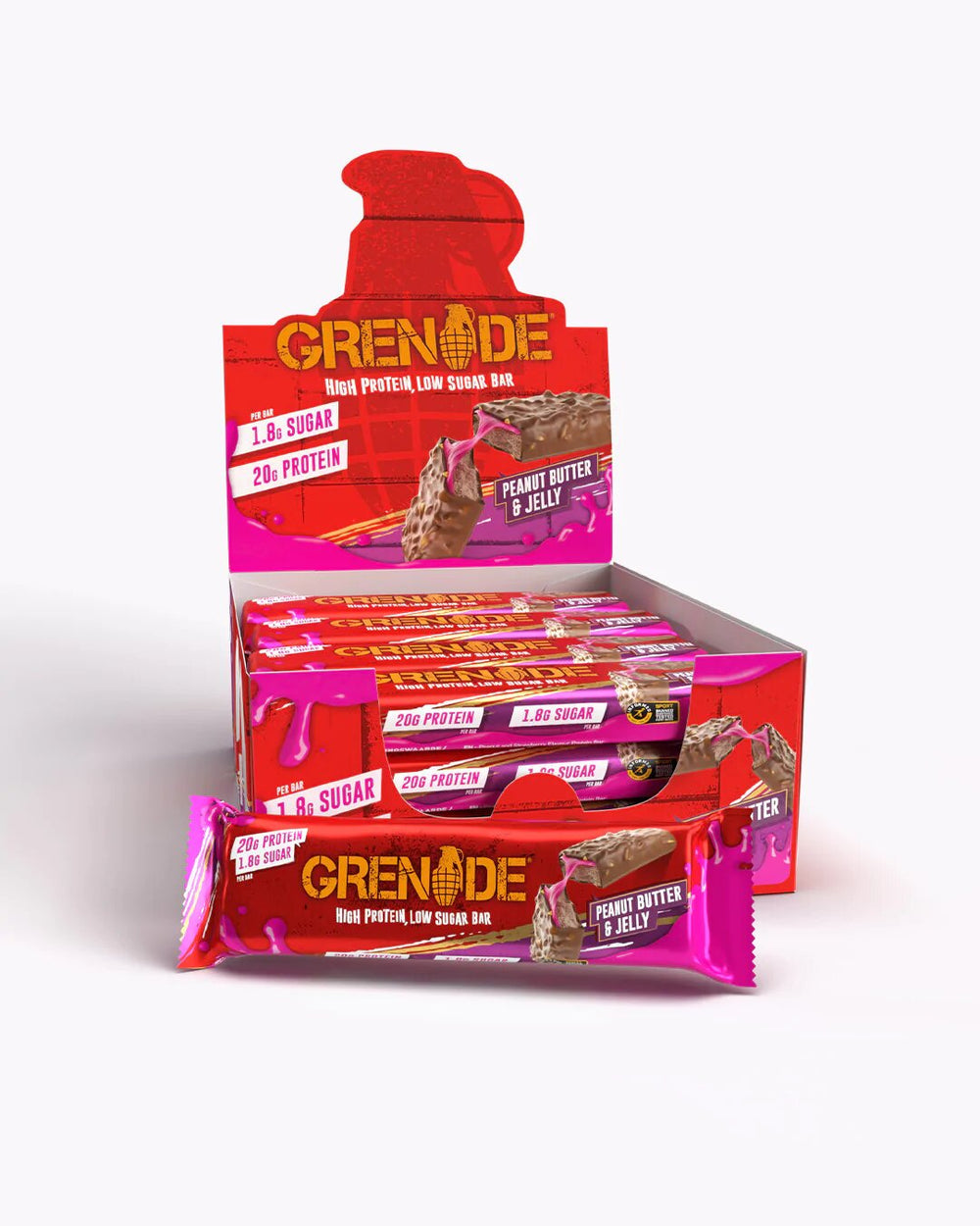 Grenade Bars Box of 12