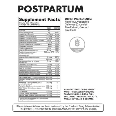 Bowmar Postpartum Multivitamin