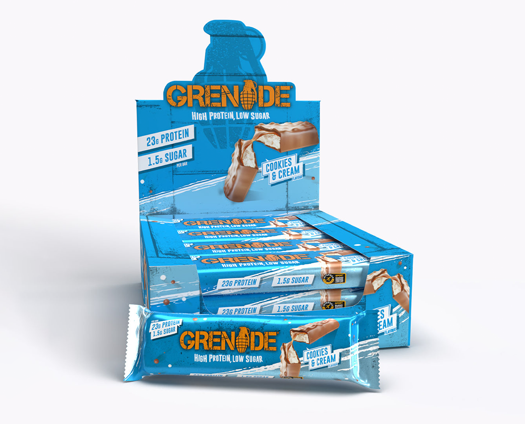 Grenade Bars Box of 12