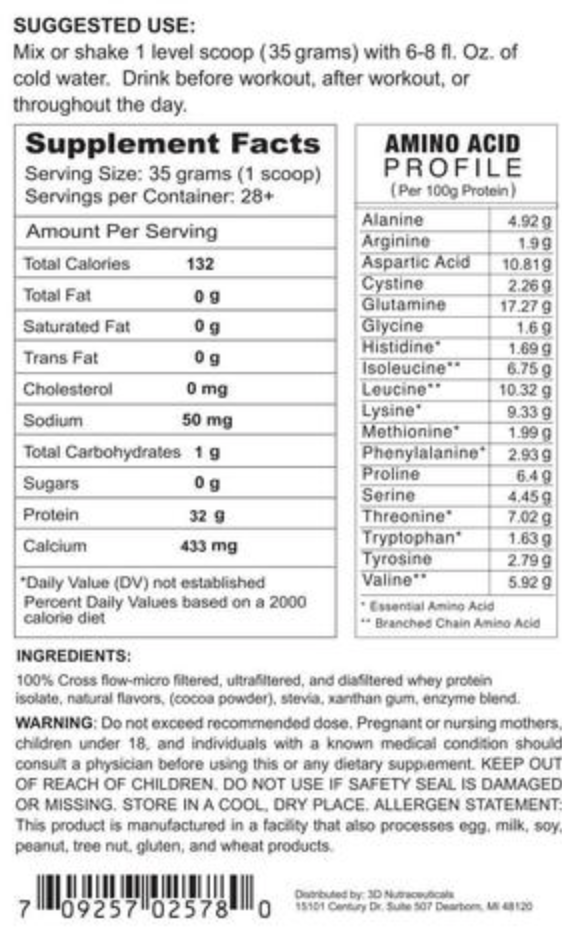 3DN ISO - 3D Whey Protein Isolate