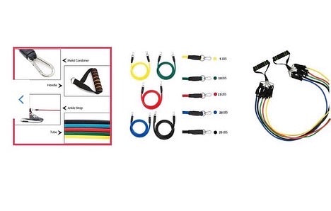 11 Piece Resistance Band Set